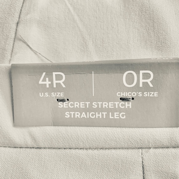 Chico's Secret Stretch Straight Leg Pants - Picture 3 of 4